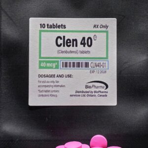 Clenabol 40mcg Tablet  Pack of 10 Tablet's